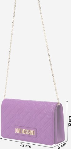 Love Moschino - Mala de ombro 'SMART DAILY' em roxo