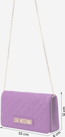 Sac à bandoulière 'SMART DAILY' Love Moschino en violet