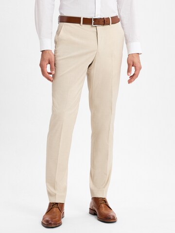 Finshley & Harding Regular Hose ' California ' in Beige: Vorderseite