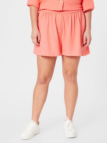 River Island Plus - Regular Calças em rosa: frente