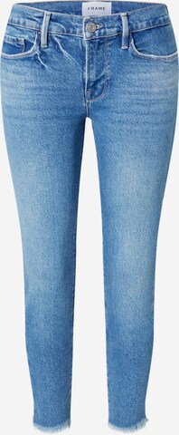 FRAME Skinny Jeans i blå: forside