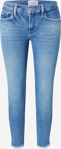 FRAME Skinny Jeansy w kolorze niebieski: przód