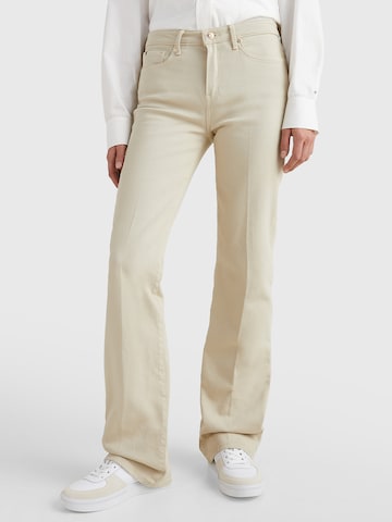 TOMMY HILFIGER Boot cut Jeans in Beige: front
