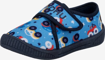 myToys COLLECTION Hausschuh in blau / schwarz, Produktansicht