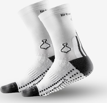 Chaussettes de sport 'PRO-TECH SOCK 2 PACK' liiteGuard en blanc : devant