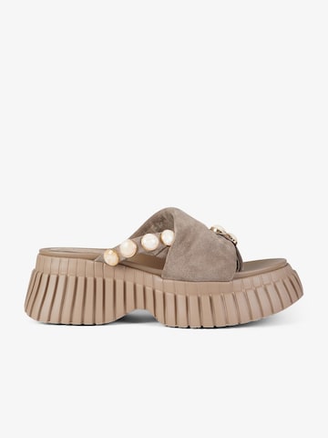 EXE Sandaal in Beige: voorkant