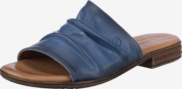 Paul Vesterbro Mules in Blue: front