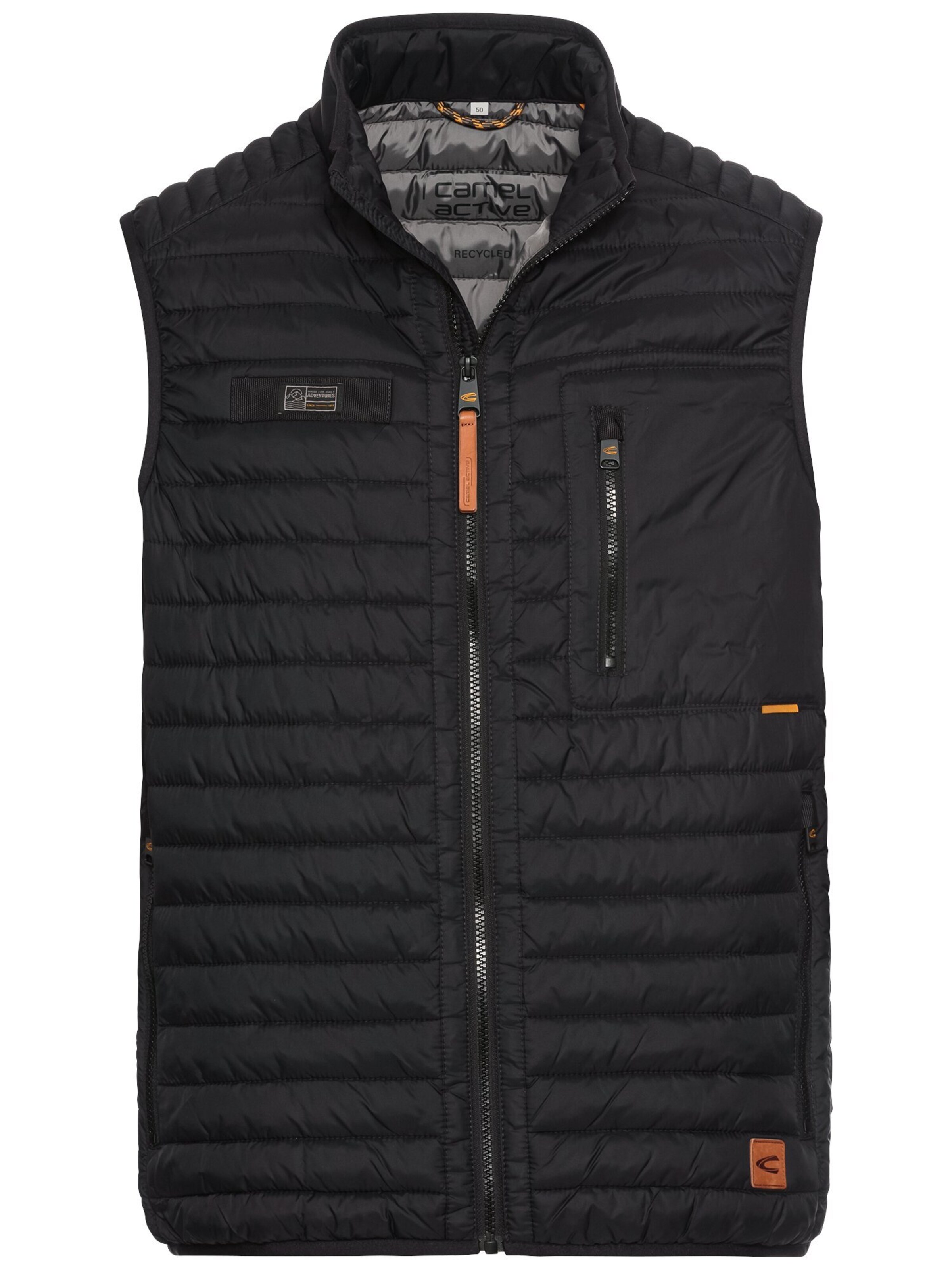 CAMEL ACTIVE Vest in Black: front