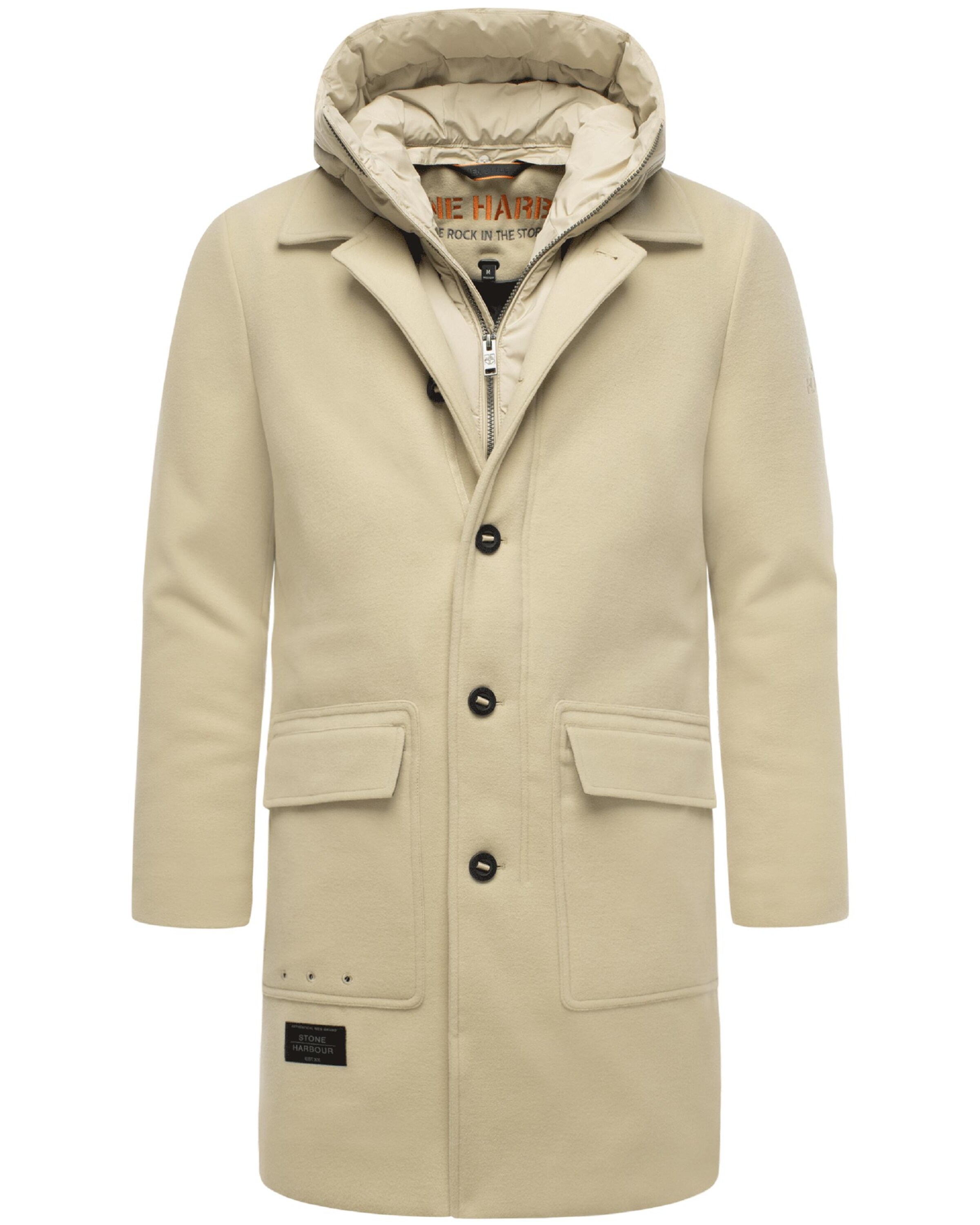 STONE HARBOUR Winterjas 'Thiagoo XX' in Beige
