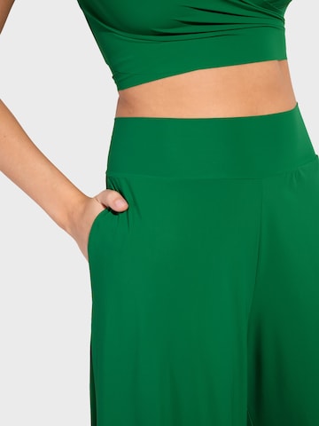 Loosefit Pantalon 'Pitta' PAIN de SUCRE en vert