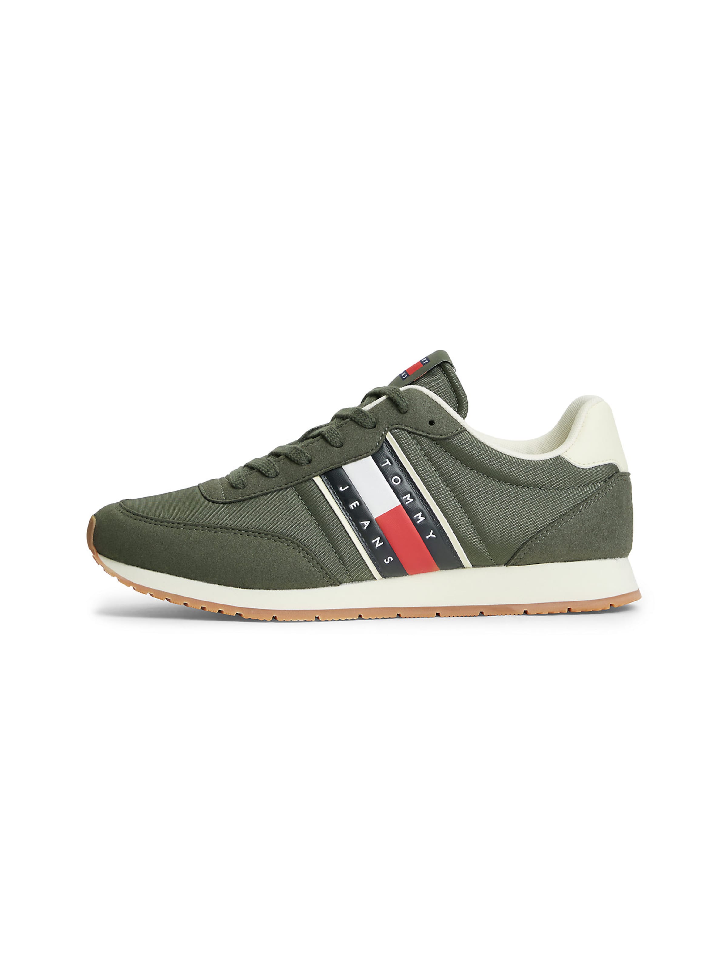 Tommy Jeans Sneakers in Green: front