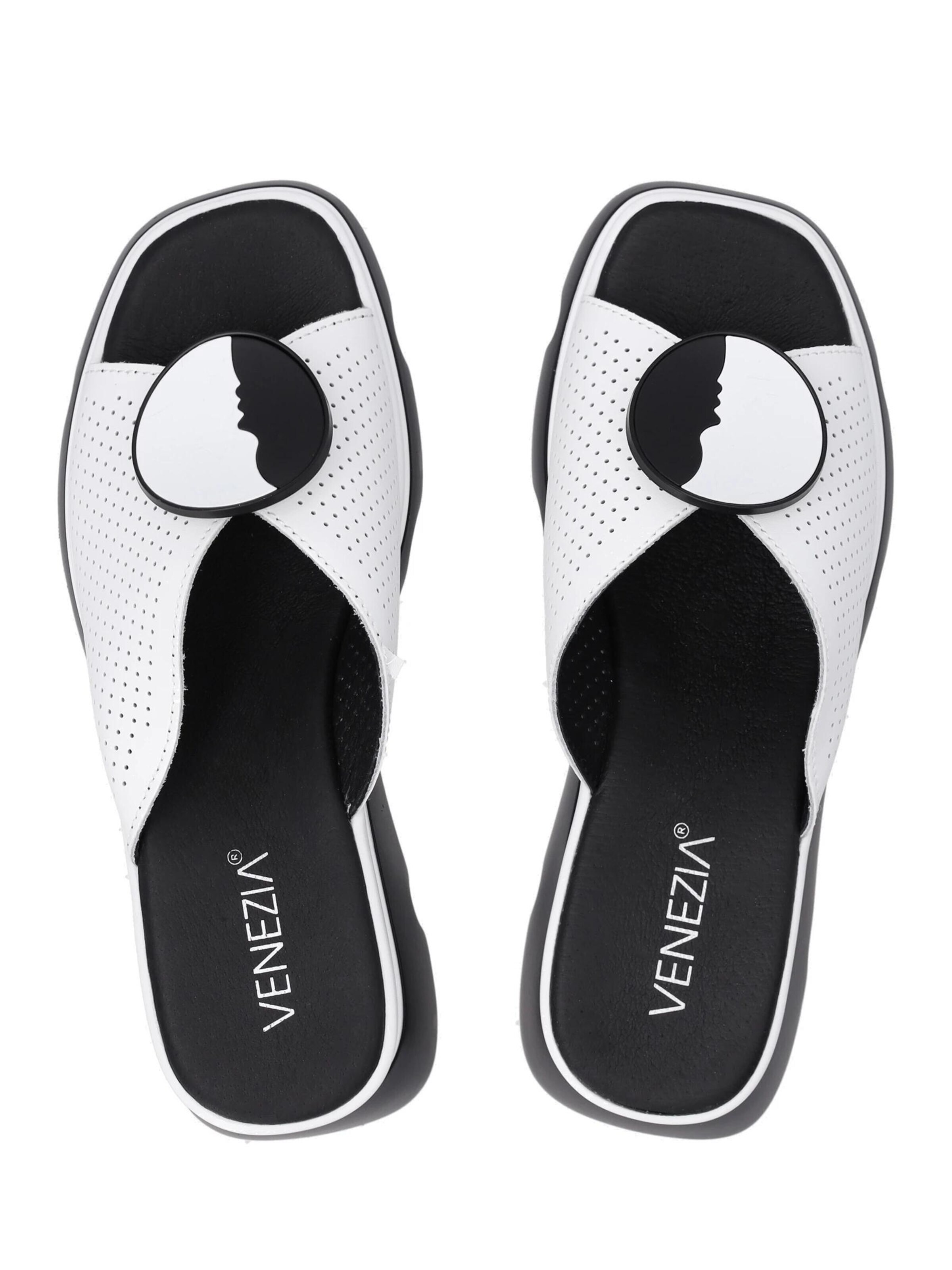 VENEZIA Pantolette 'Venezia'‌‌‌‌‌‌‌‌ in Weiß