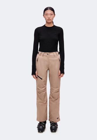 ICEPEAK Regular Sportbroek 'Curlew' in Bruin