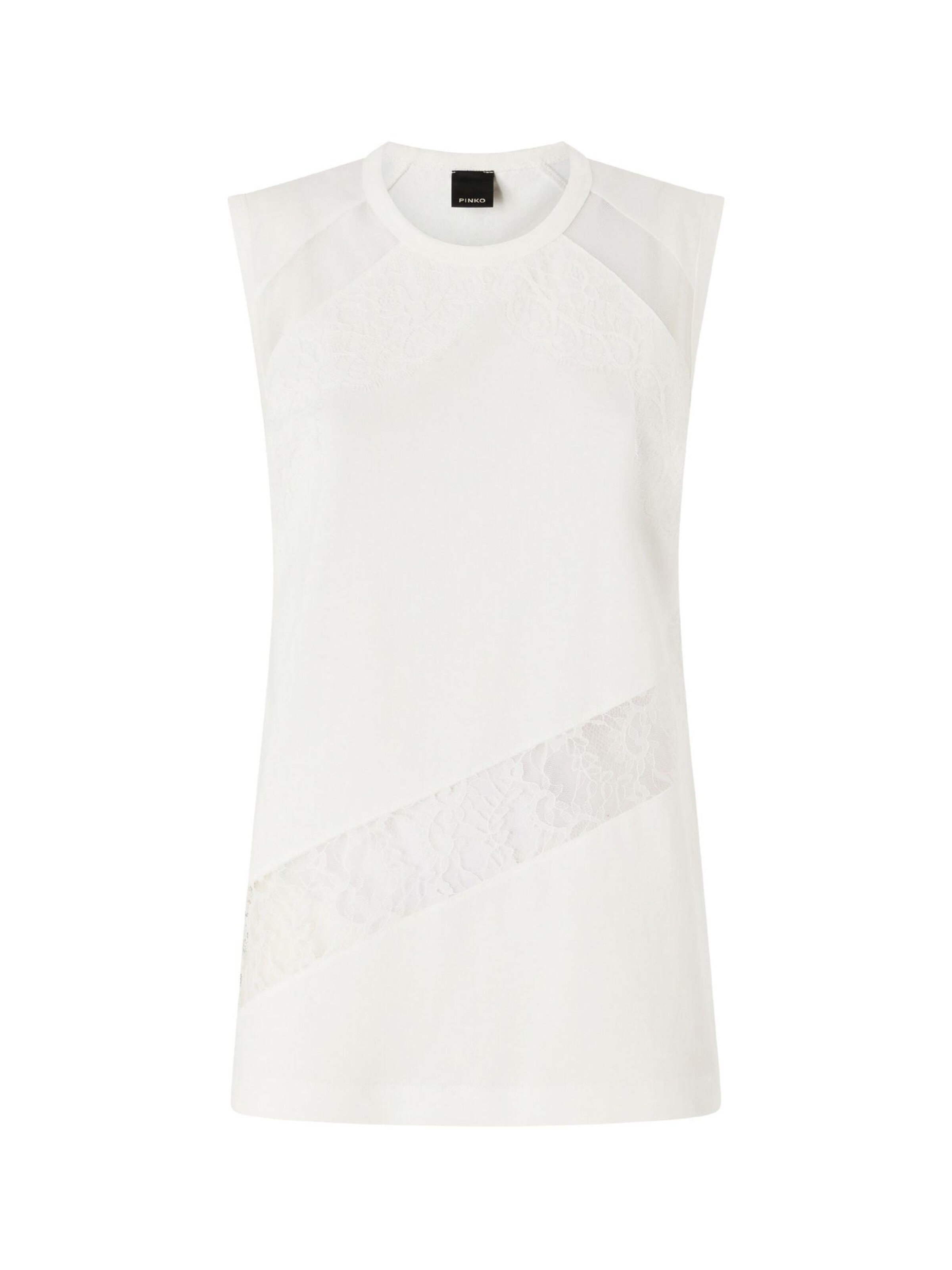 PINKO - Camiseta de fútbol en blanco