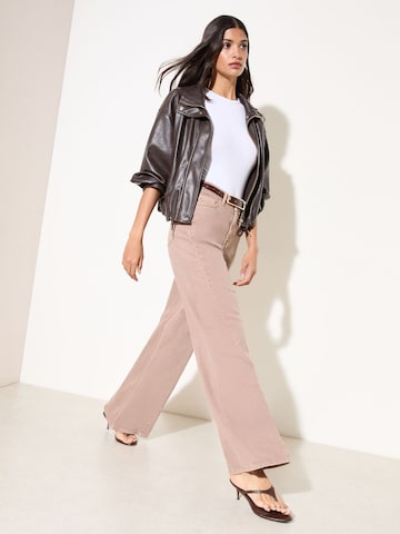 Wide Leg Jean Friends Like These en beige