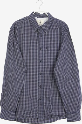 AIGLE Button Up Shirt in L in Blue: front