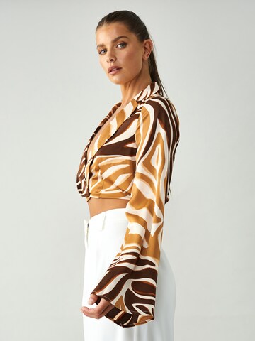Top 'COMO' di BWLDR in marrone