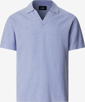 Hackett London Poloshirt 'Riviera' in Blau: Vorderseite