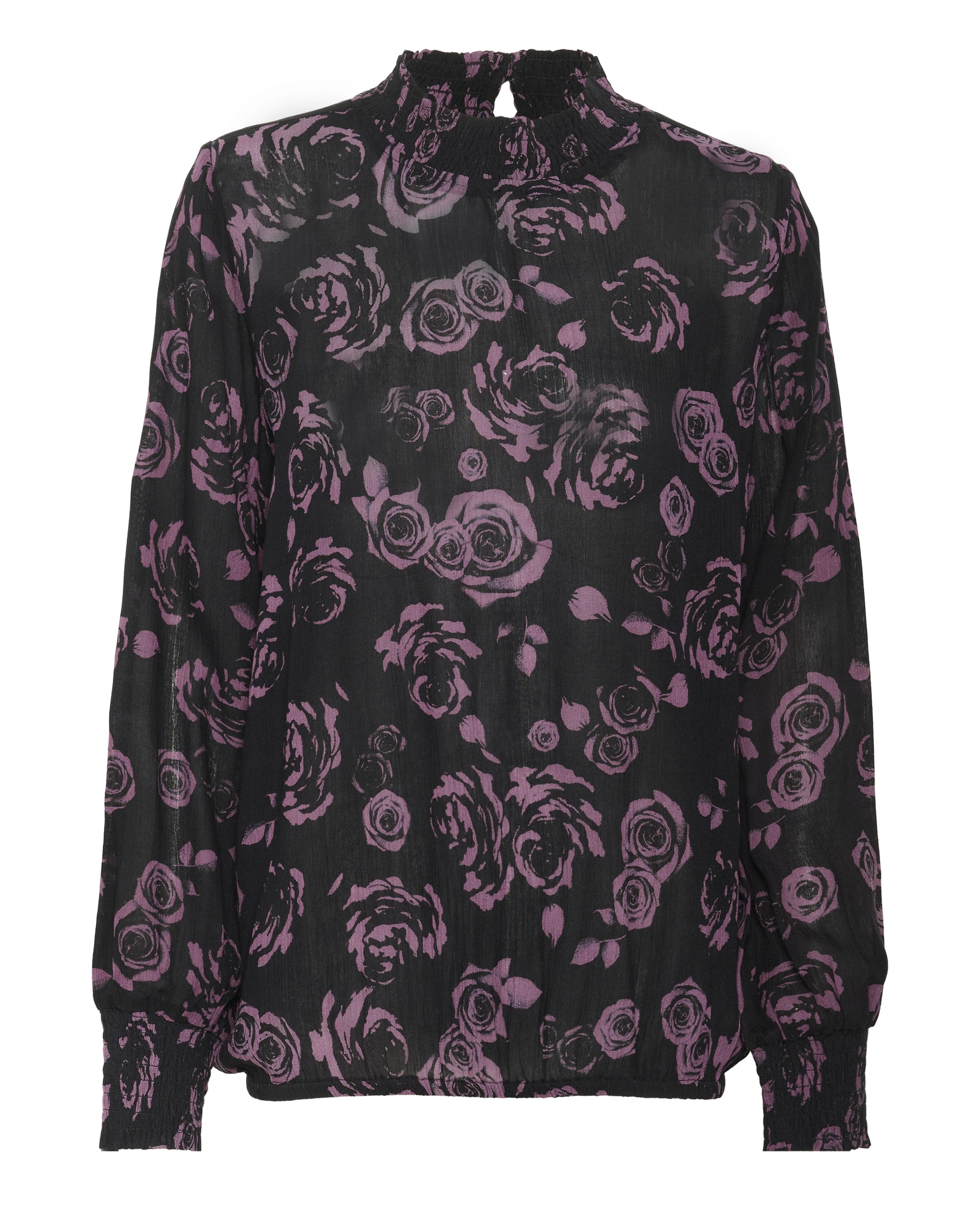 Kaffe Blus 'Afay' i svart: framsida