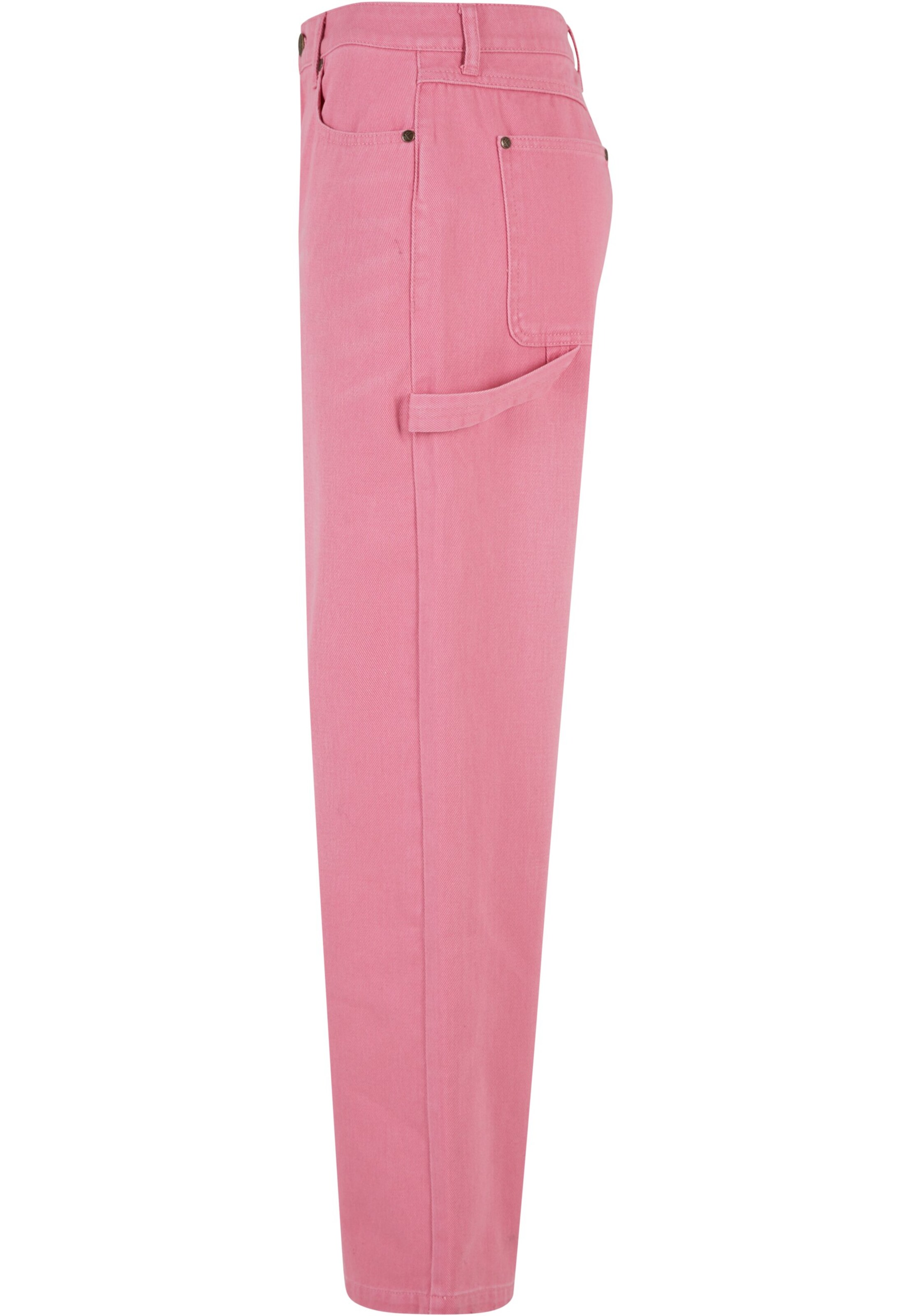 rozā Karl Kani Vaļīgs piegriezums Kargo džinsi