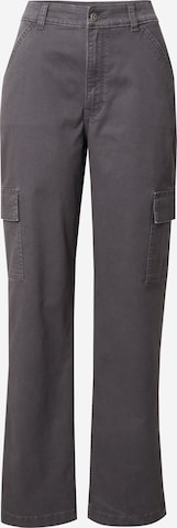 HOLLISTER Regular Cargo Pants 'PHANTOM' in Black: front