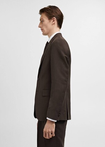 MANGO MAN Regular fit Suit Jacket 'Amalfip' in Brown