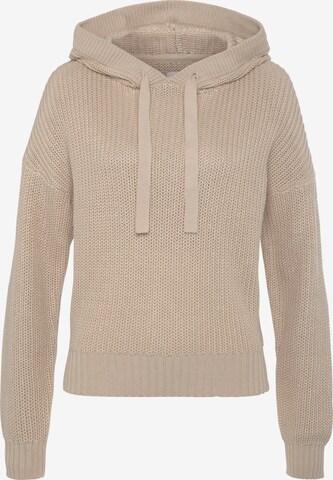 BOYSEN'S Pullover in Beige: predná strana