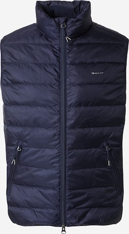 Gilet GANT en bleu : devant