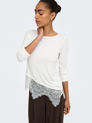 ONLY Shirt 'ONLLaila' in Wit: voorkant