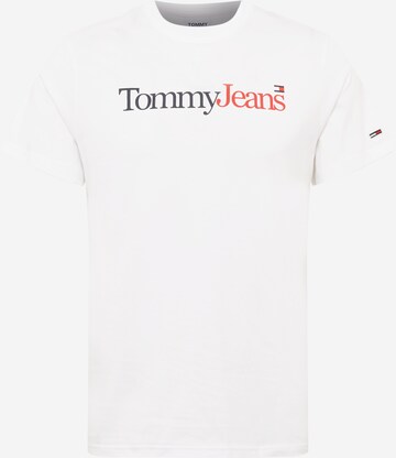 Tommy Jeans Shirt in Wit: voorkant