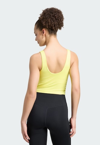 ADIDAS PERFORMANCE Бюстие Спортен топ 'Studio All Me' в жълто