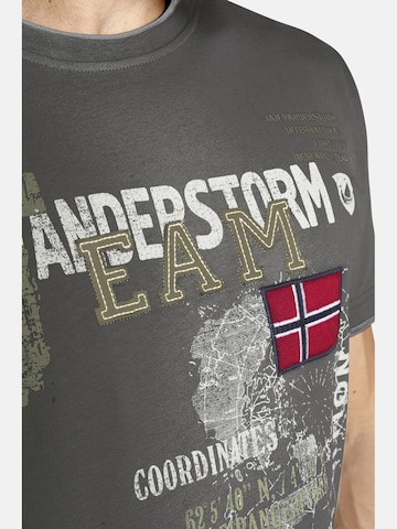 Jan Vanderstorm Shirt 'Sölve' in Grey