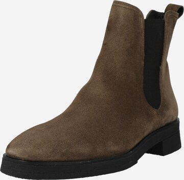 Paul Green Chelsea boots 'EARTH' in Bruin: voorkant