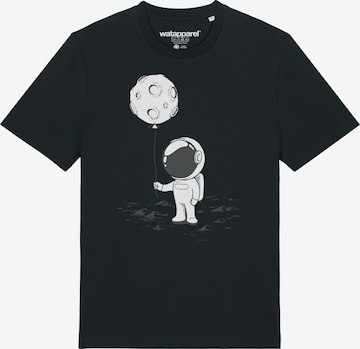 Maglietta di Watapparel in nero: frontale