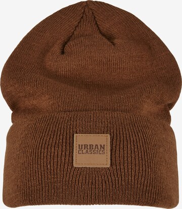 Urban Classics Beanie in Brown: front