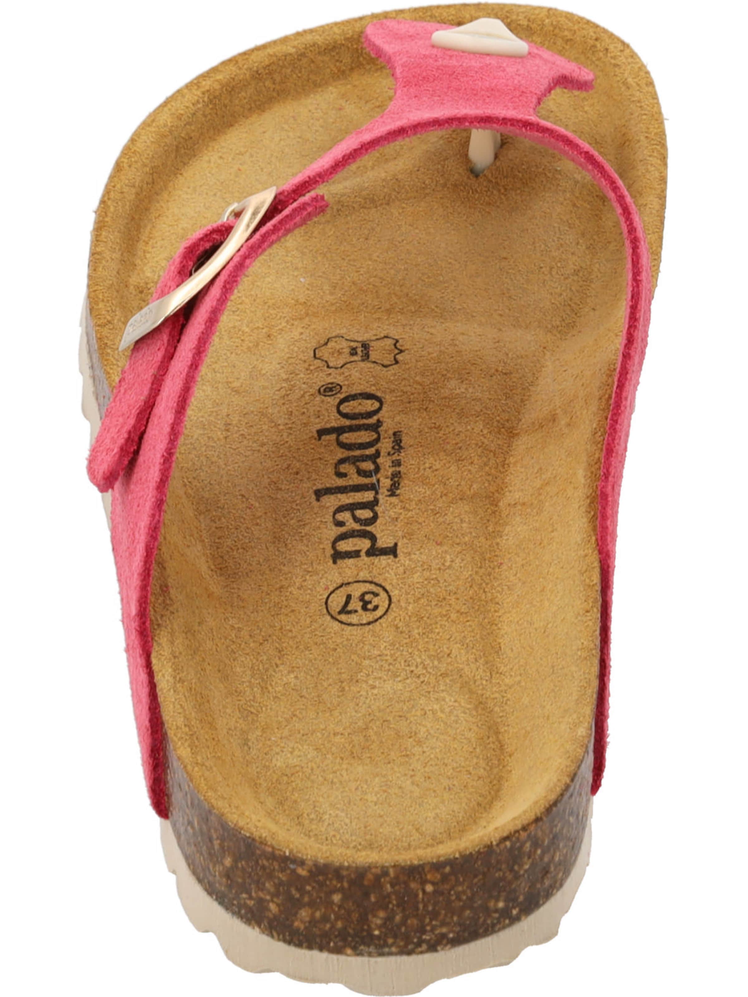 Palado T-bar sandals 'Palado Kos Suede Premium Leather' in Pink