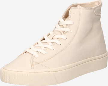 Garment Project Sneakers hoog in Wit: voorkant