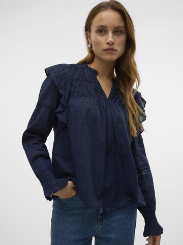 Chemisier 'TRINE' VERO MODA en bleu