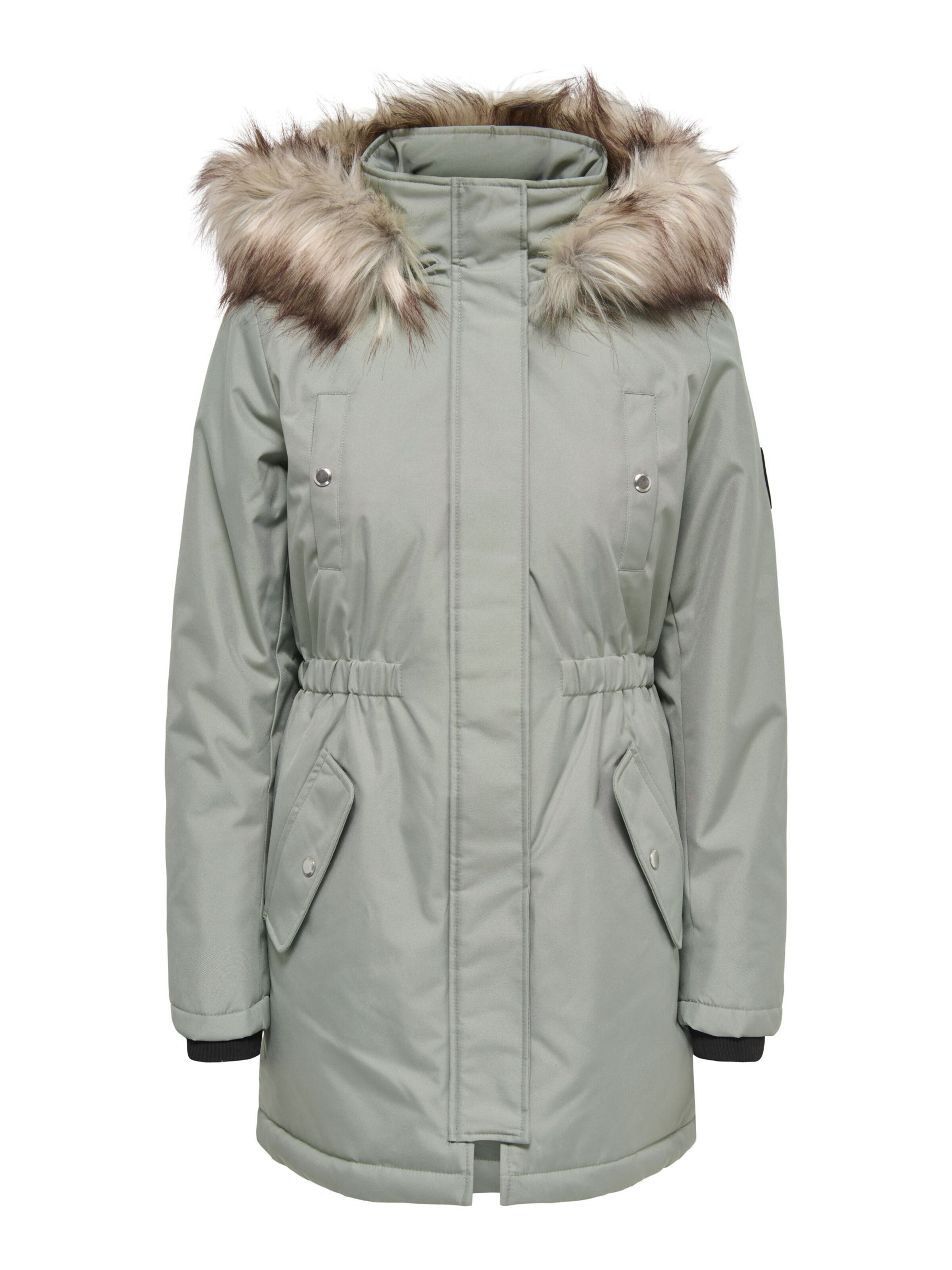 ONLY Winter parka 'NEWIRIS' in Grey: front