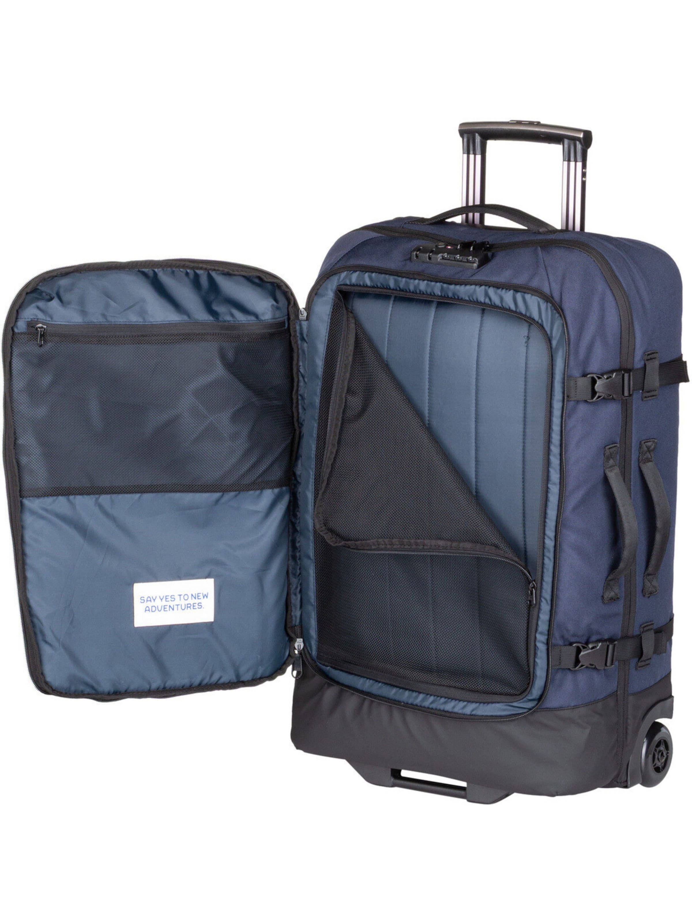 Cabaia Trolley 'Soft Suitcase Medium' in Blau
