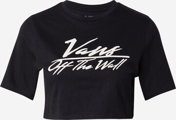 T-shirt VANS en noir : devant