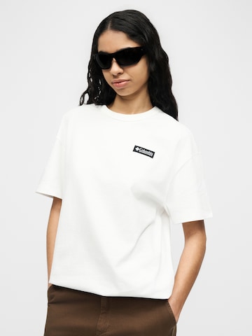 COLUMBIA Λειτουργικό μπλουζάκι 'CSC™' σε λευκό