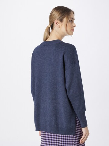 NORR Oversize sveter - Modrá