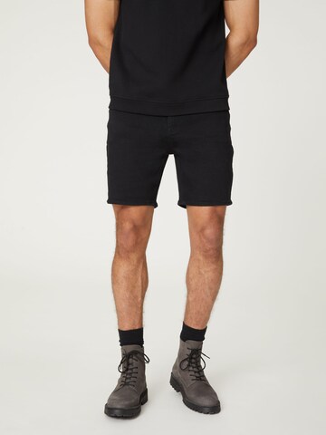 DAN FOX APPAREL Regular Shorts 'Gino' in Schwarz: predná strana