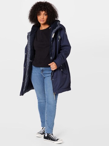 Ragwear Plus - Parca de invierno 'Canny' en azul