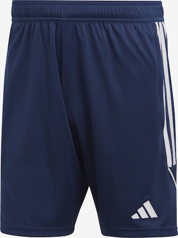 ADIDAS PERFORMANCE Regular Workout Pants 'Tiro 23' in Blue: front