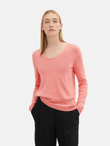 TOM TAILOR Pullover in Orange: predná strana