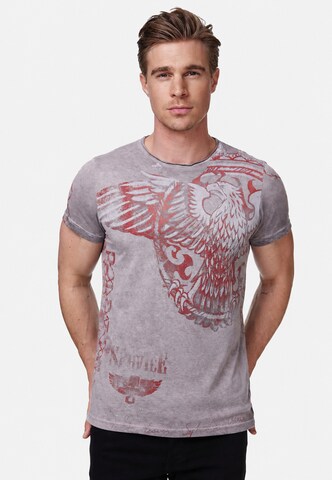 Rusty Neal T-Shirt in Grau: Vorderseite