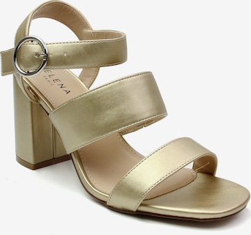 Celena - Sandalias con hebilla 'Charlyn' en oro