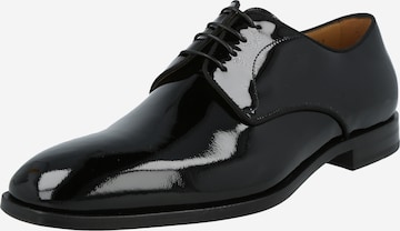 BOSS Black - Zapatos con cordón 'Lisbon' en negro: frente